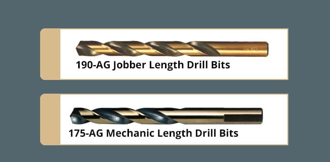 Heavy Duty Heavy Duty Kodiak USA Made #14 Wire Diameter Drill High Speed Steel Jobber Length 12Pcs Jobber Length Drill Bits